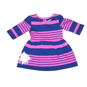 Baby Gap pink and blue dress Size 12-18M